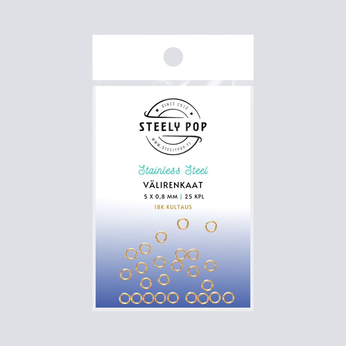 REACH korutarvikkeet. Kullatut välirenkaat