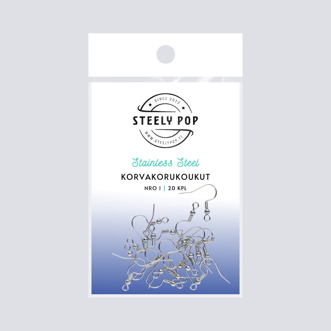 Hypoallergeeniset korutarvikkeet kirurginteräs